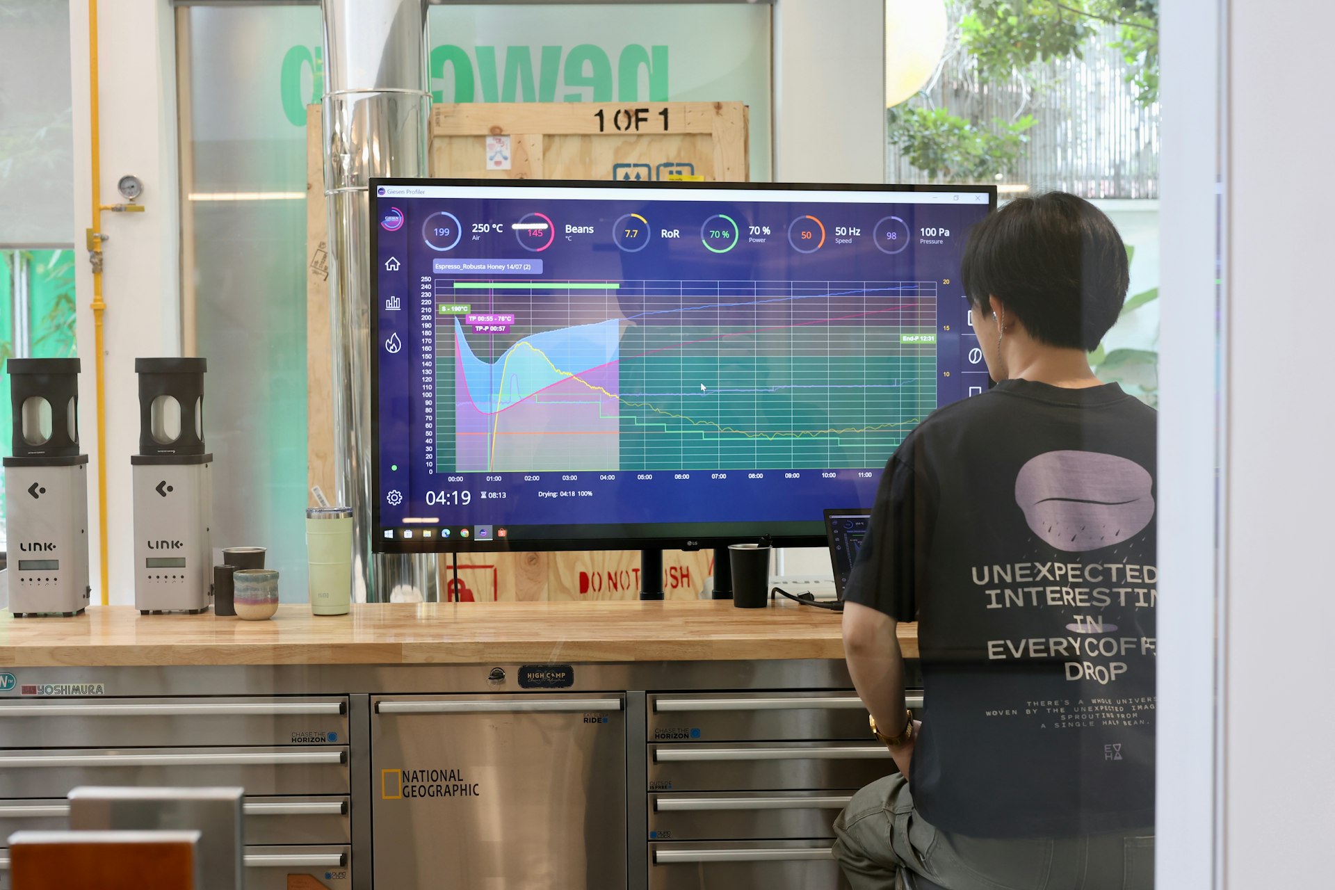 Sistem za upravljanje proizvodnega obrata - nadzorna plošča